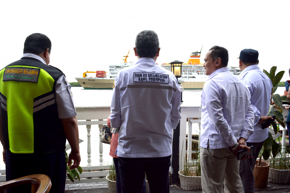 Sesditjen Hubla Tinjau Arus Balik Di Pelabuhan Belawan