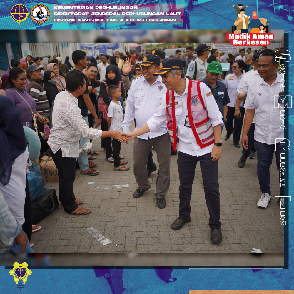H+8 Lebaran 2023, Sesditjen Hubla Tinjau Arus Balik di Pelabuhan Belawan