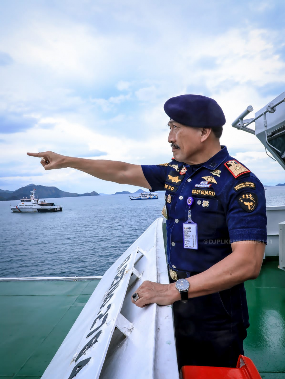 Komitmen Jaga Keselamatan Perairan Labuan Bajo Selama KTT ASEAN 42 Berlangsung, Awak Kapal Patroli KPLP Mendapat Apresiasi