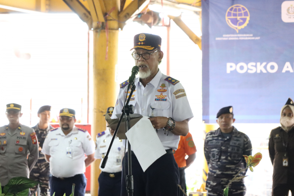Apel Siaga Penutupan Posko Angkutan Lebaran 2023