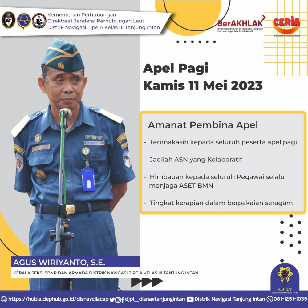 Apel Pagi Distrik Tanjung Intan