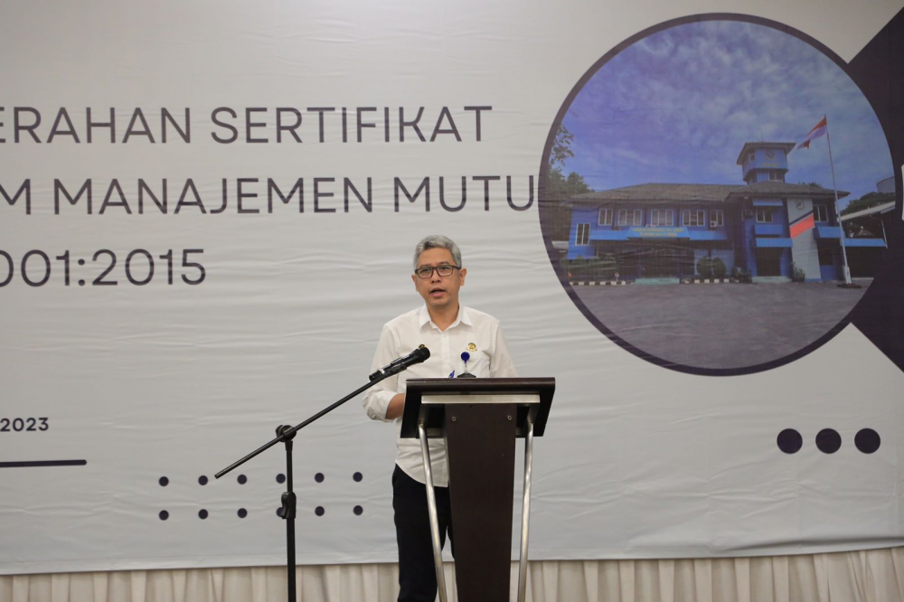 KSOP Cirebon Raih Sertifikat Sistem Manajemen Mutu ISO 9001:2015