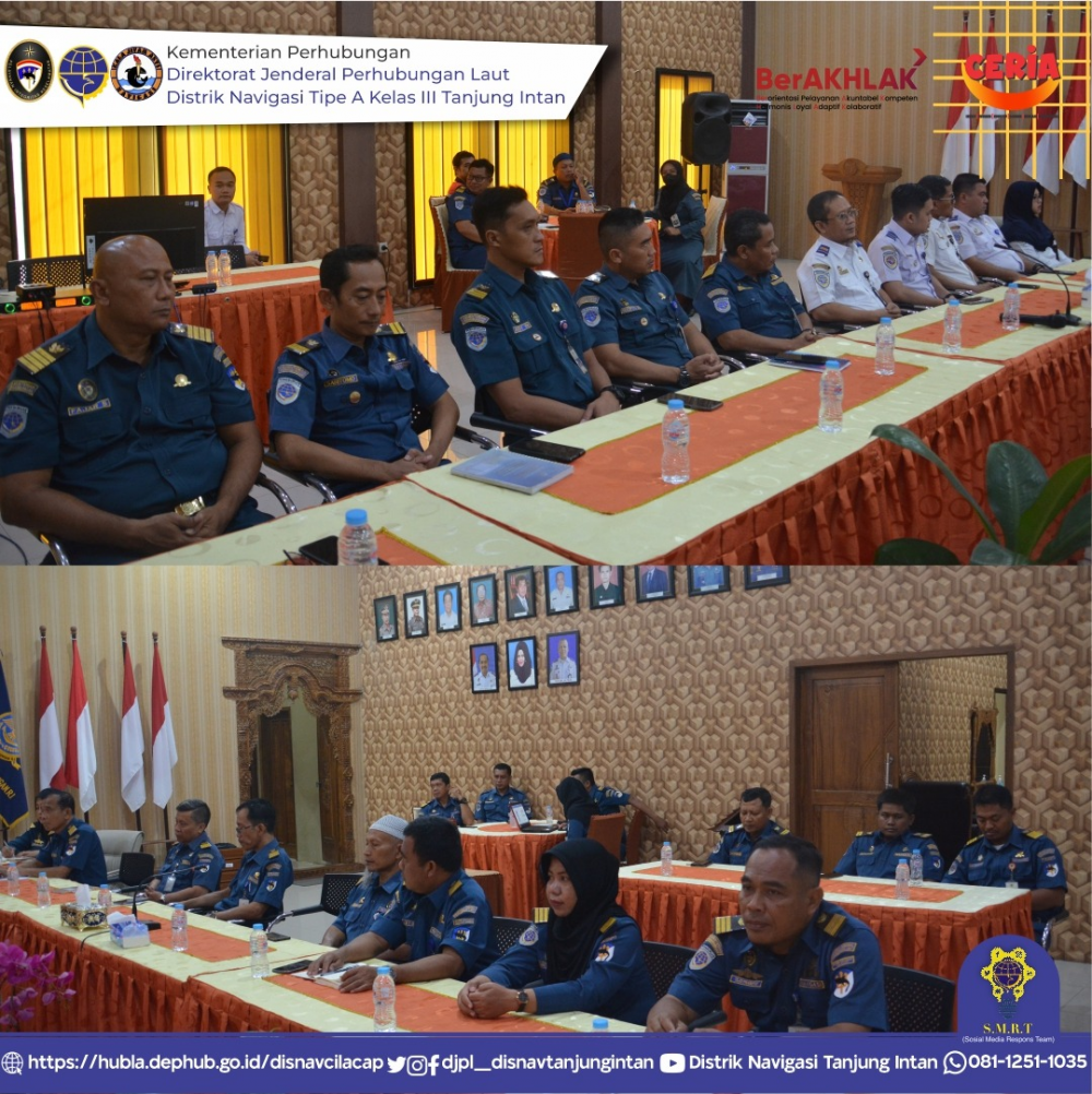 Inspektur III Kemenhub Audit Kinerja Distrik Navigasi Tipe A Kelas III Tanjung Intan