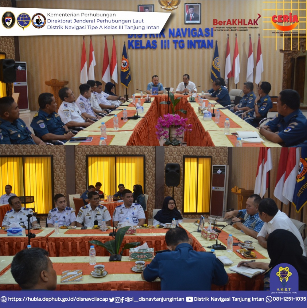Inspektur III Kemenhub Audit Kinerja Distrik Navigasi Tipe A Kelas III Tanjung Intan