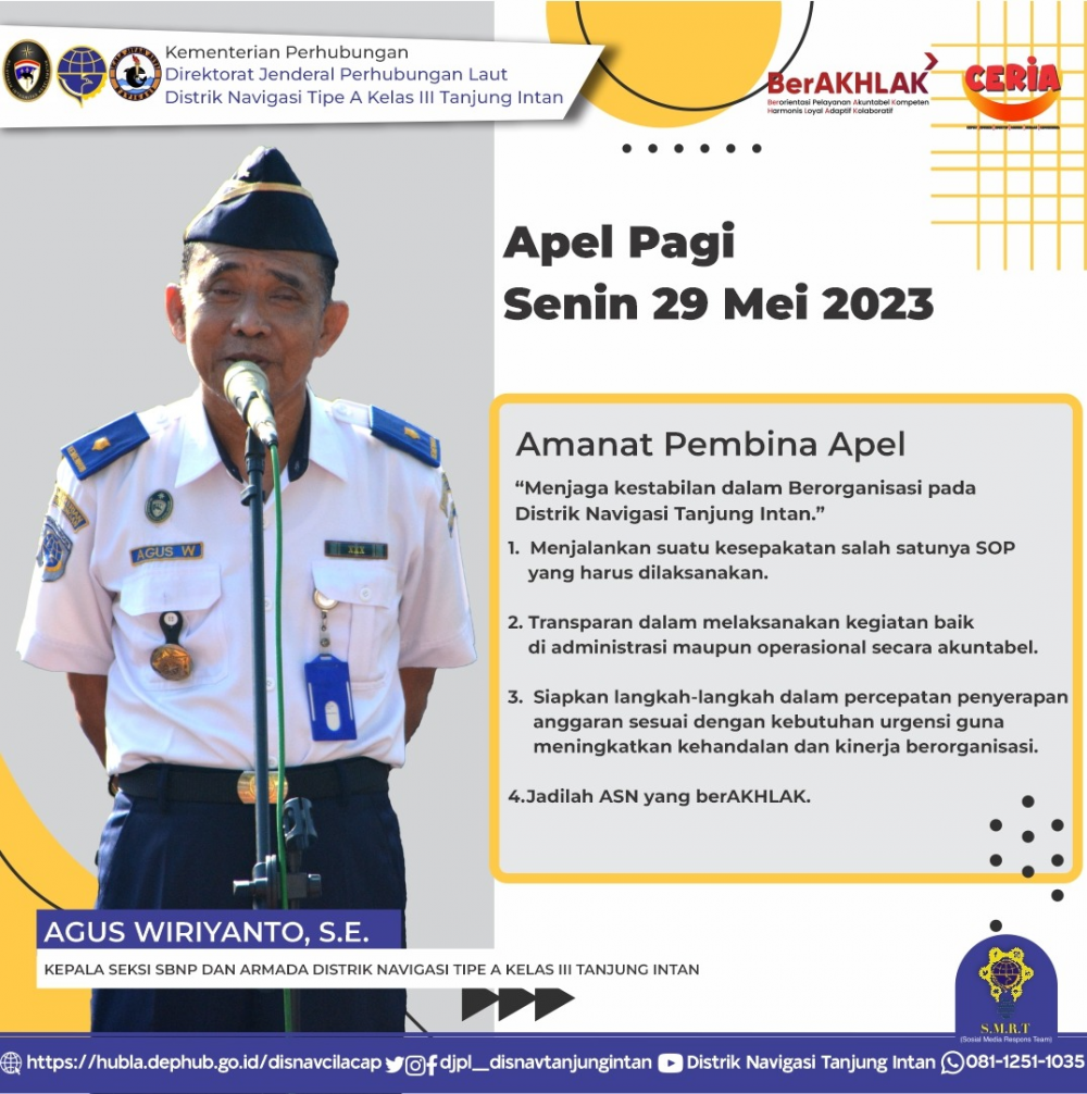 Apel Pagi Distrik Tanjung Intan