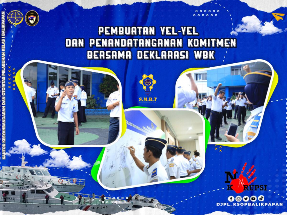 Pembuatan Yel-Yel dan Penandatanganan Komitmen Bersama Deklarasi WBK