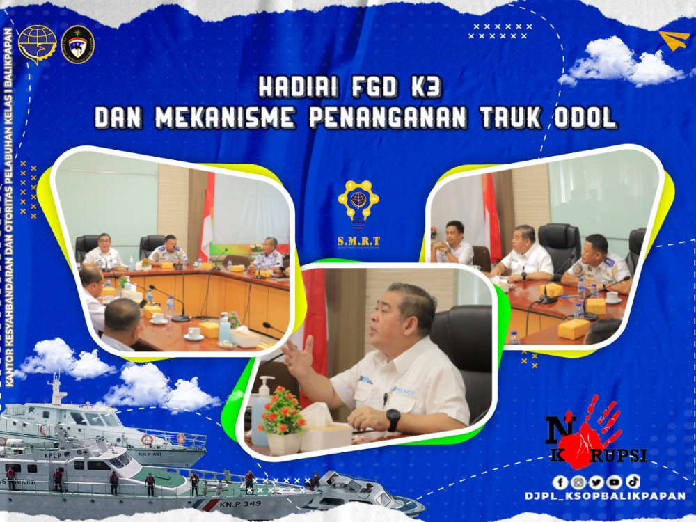 Hadiri FGD K3 dan Mekanisme Penanganan Truk Odol