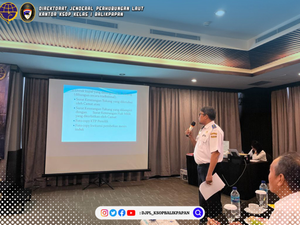 Menjadi Narasumber dalam Agenda Pelayaran Rakyat Lintas Kampung Baru - Penajam