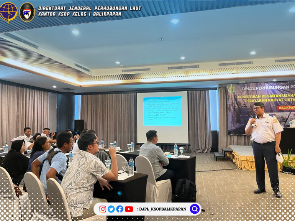 Menjadi Narasumber dalam Agenda Pelayaran Rakyat Lintas Kampung Baru - Penajam