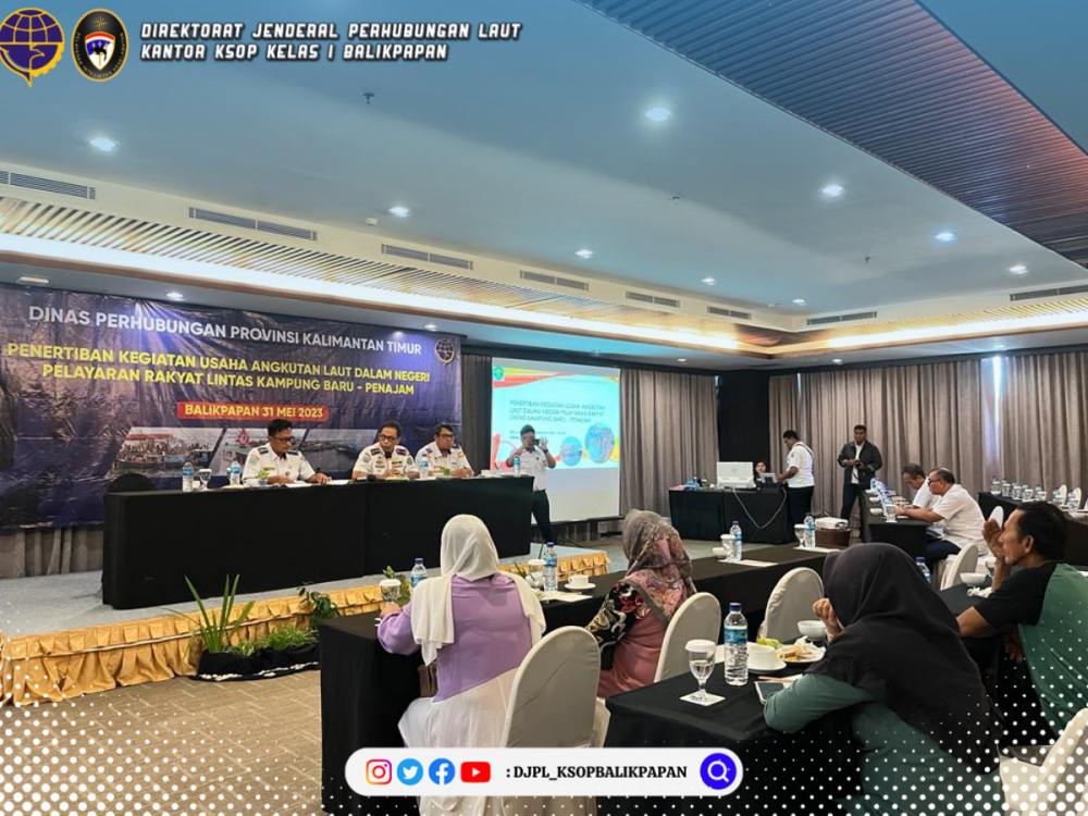 Menjadi Narasumber dalam Agenda Pelayaran Rakyat Lintas Kampung Baru - Penajam
