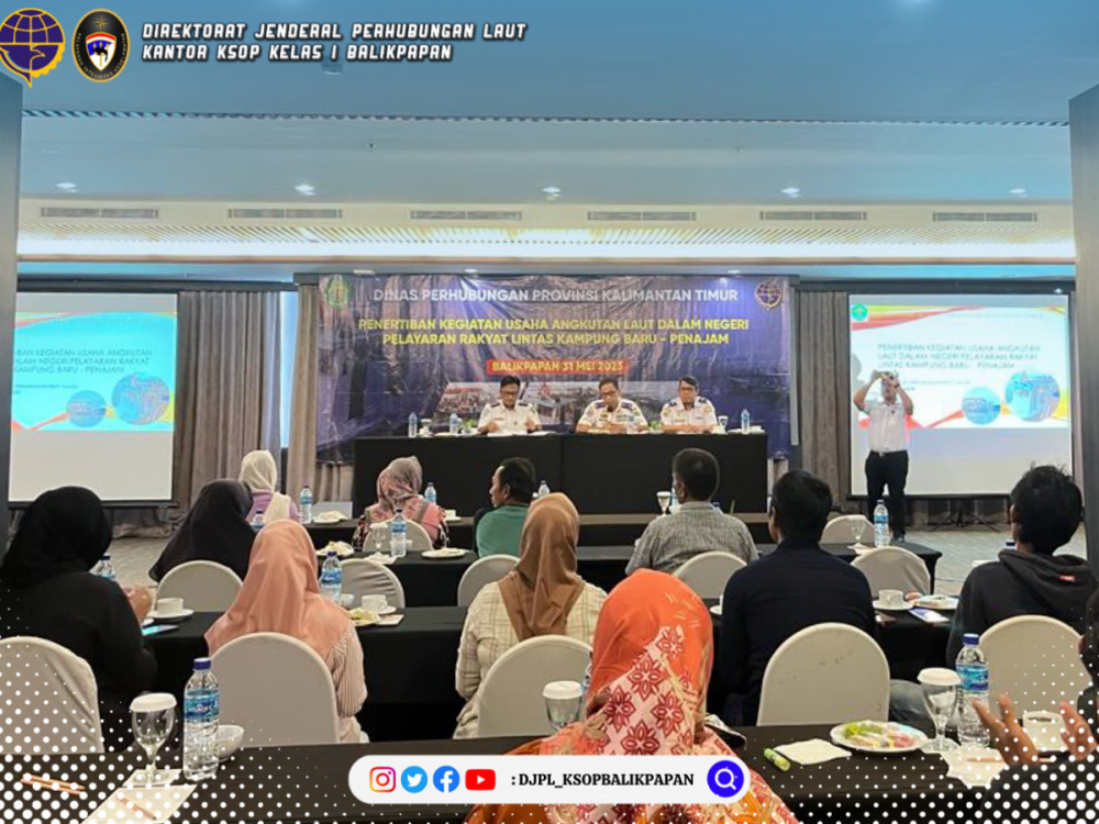 Menjadi Narasumber dalam Agenda Pelayaran Rakyat Lintas Kampung Baru - Penajam