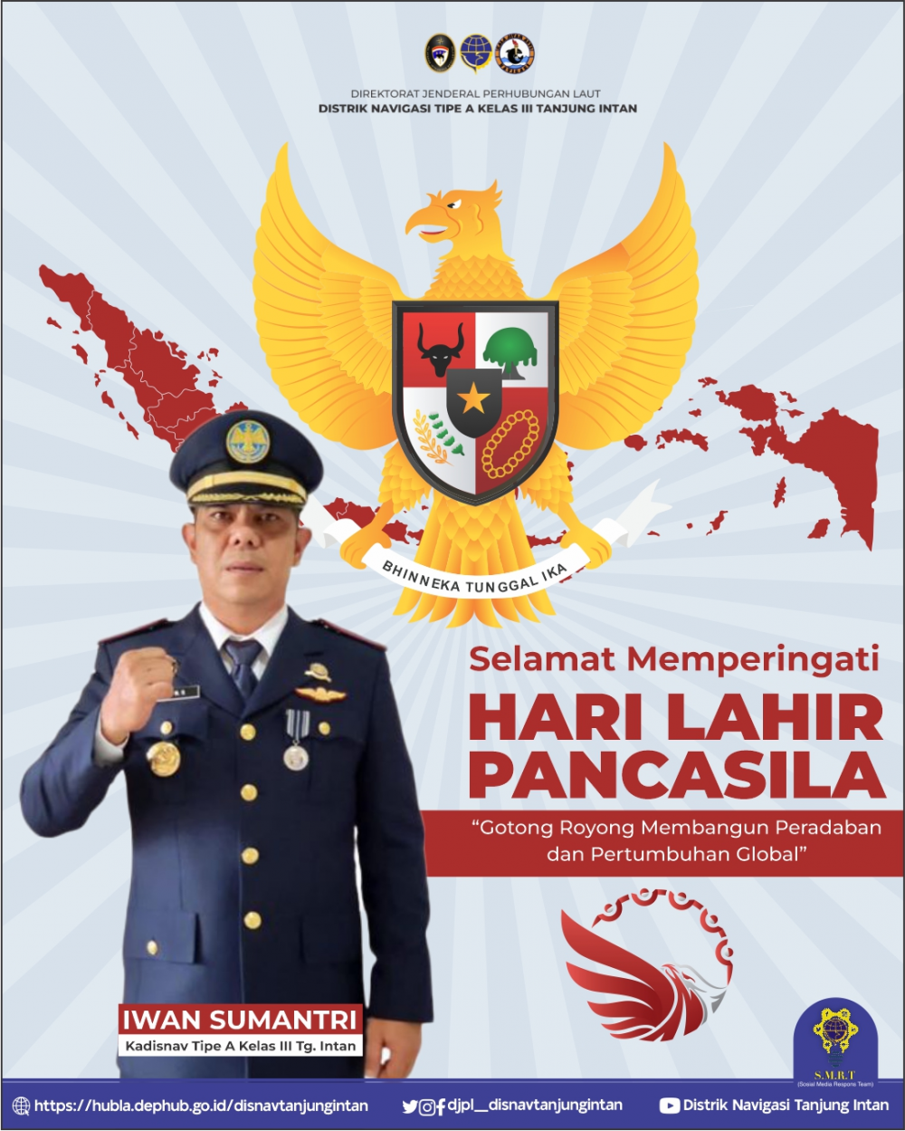 Selamat memperingati Hari Lahir Pancasila 1 Juni 2023