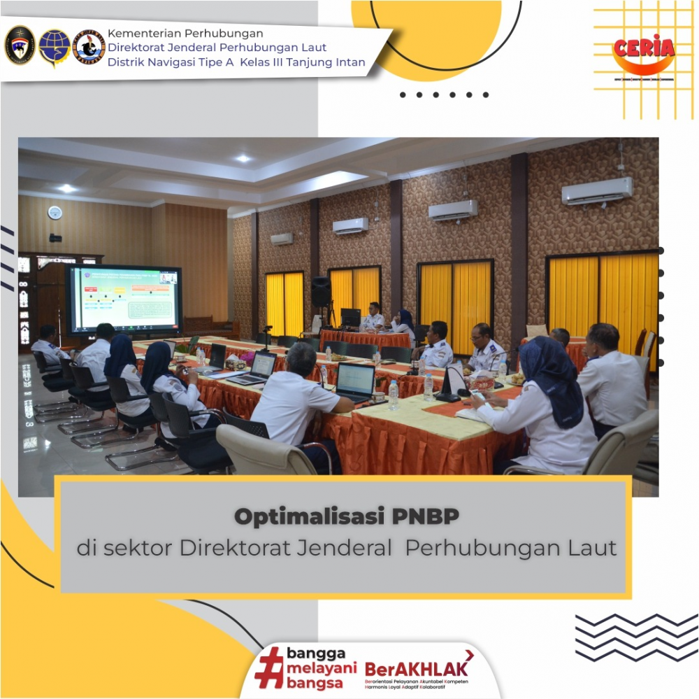 Optimalisasi PNBP di sektor Direktorat Jenderal Perhubungan Laut
