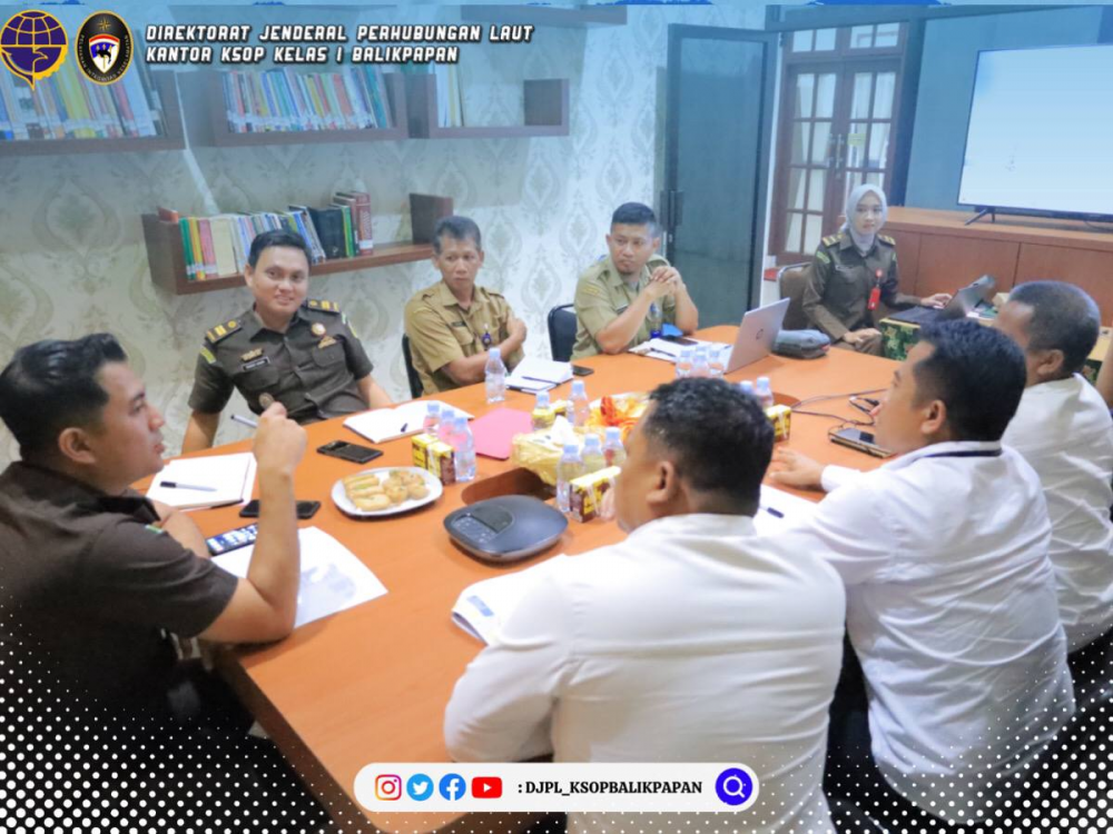 Rapat Koordinasi Pengelolaan Faspel PPU dan Pemanfaatan Garis Pantai Bersama Kejari  PPU