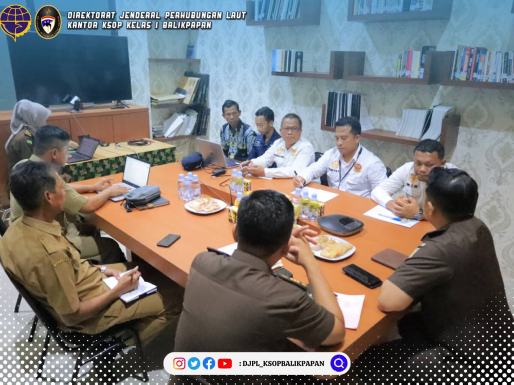 Rapat Koordinasi Pengelolaan Faspel PPU dan Pemanfaatan Garis Pantai Bersama Kejari  PPU