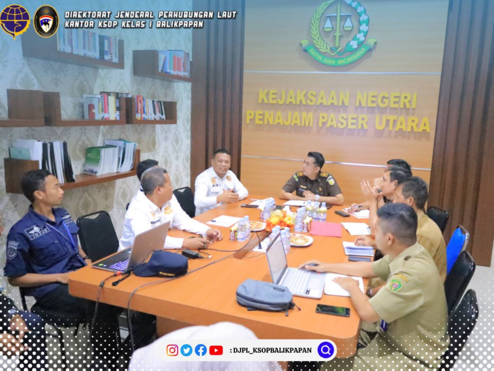 Rapat Koordinasi Pengelolaan Faspel PPU dan Pemanfaatan Garis Pantai Bersama Kejari  PPU