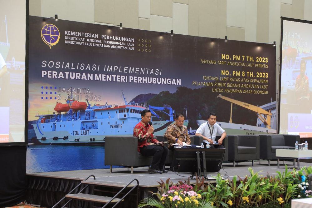 KEMENHUB SOSIALISASIKAN ATURAN BARU TARIF KAPAL PERINTIS DAN TARIF BATAS ATAS KAPAL PSO