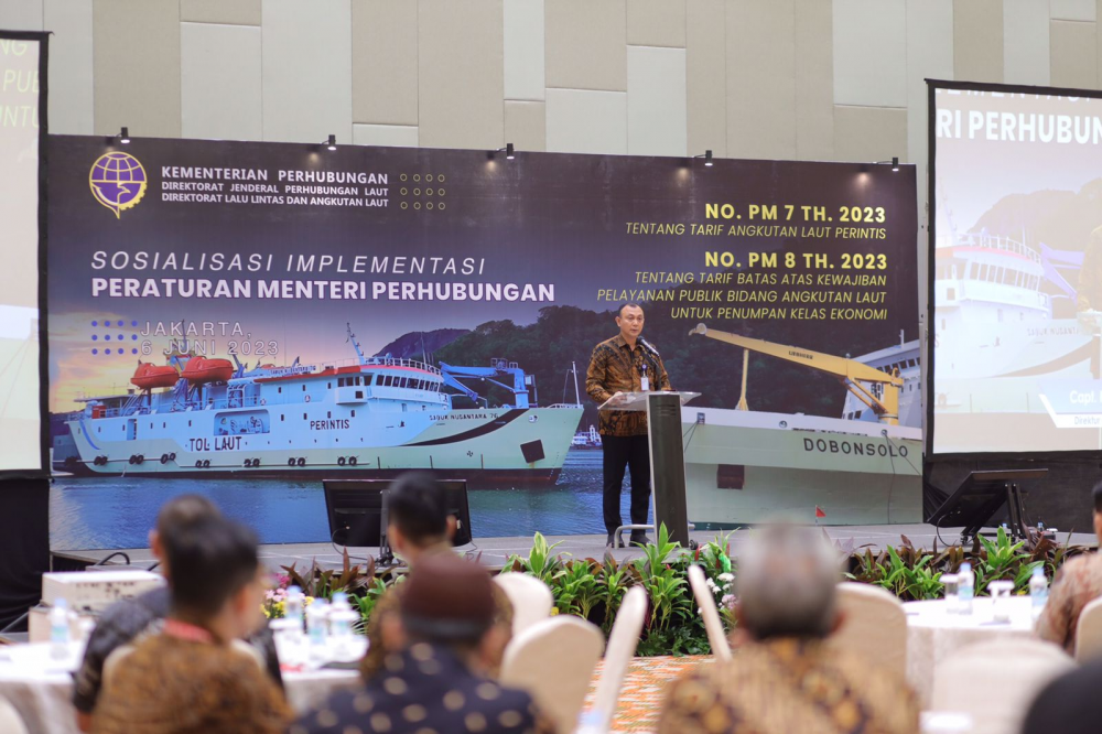 KEMENHUB SOSIALISASIKAN ATURAN BARU TARIF KAPAL PERINTIS DAN TARIF BATAS ATAS KAPAL PSO