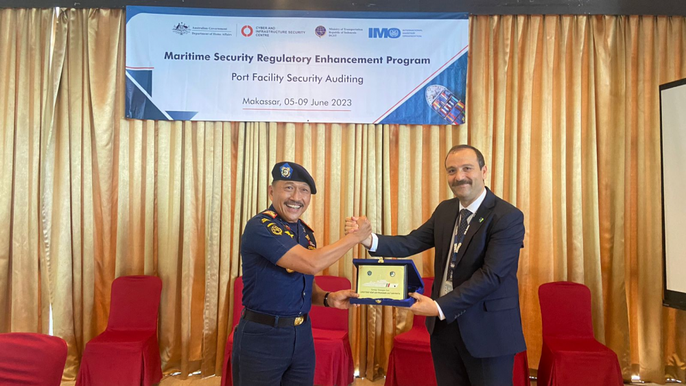 TINGKATKAN KOMPETENSI AUDITOR ISPS CODE, KEMENHUB KOLABORASI DENGAN AUSTRALIA GELAR ISPS INSPECTOR COURSE