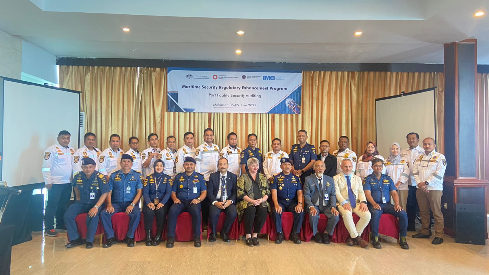 TINGKATKAN KOMPETENSI AUDITOR ISPS CODE, KEMENHUB KOLABORASI DENGAN AUSTRALIA GELAR ISPS INSPECTOR COURSE