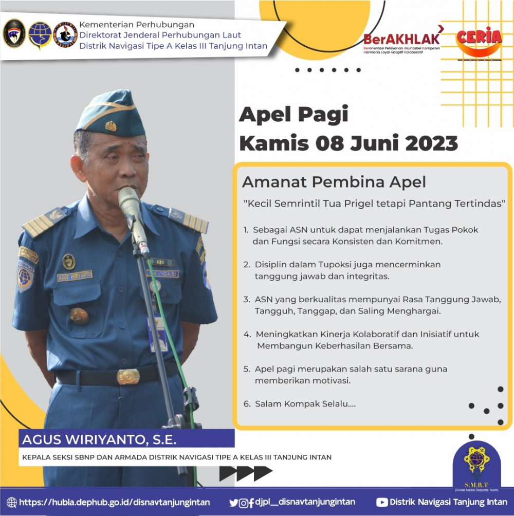 Apel Pagi Distrik Tanjung Intan