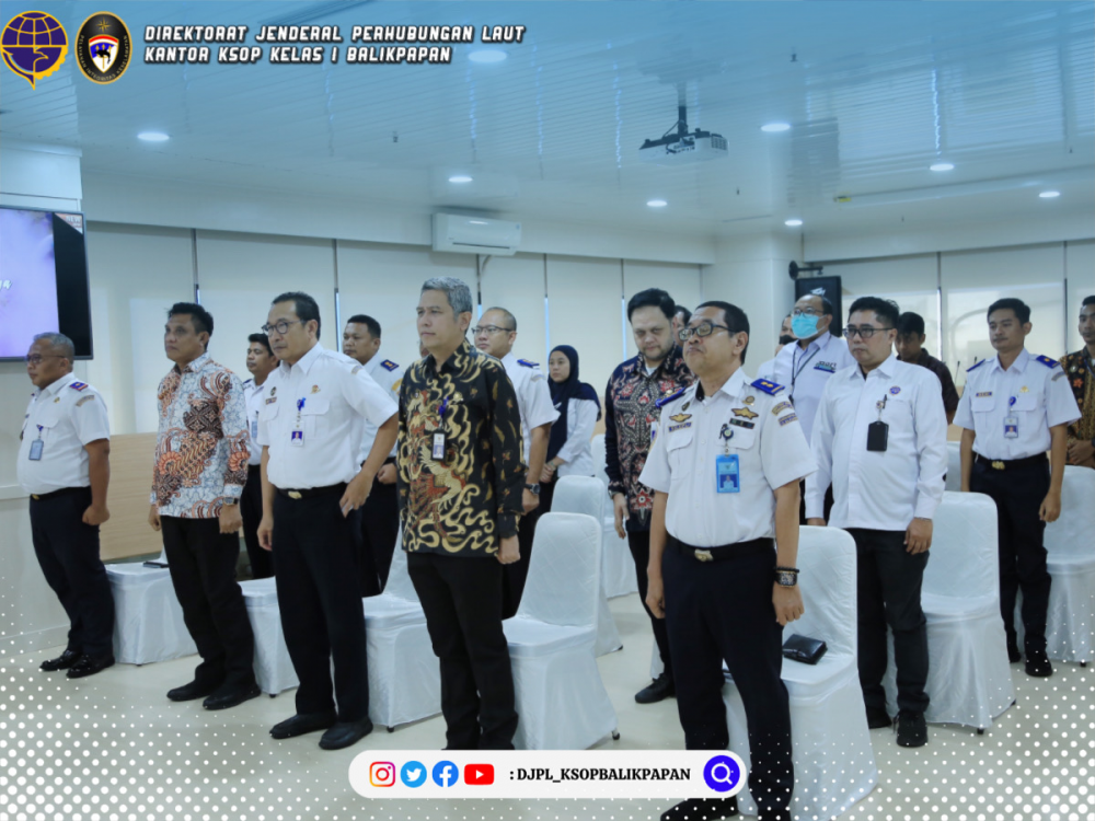 Penandatangan Perjanjian Penetapan Hibah Tanah Milik Kab PPU ke KSOP Kelas I Balikpapan