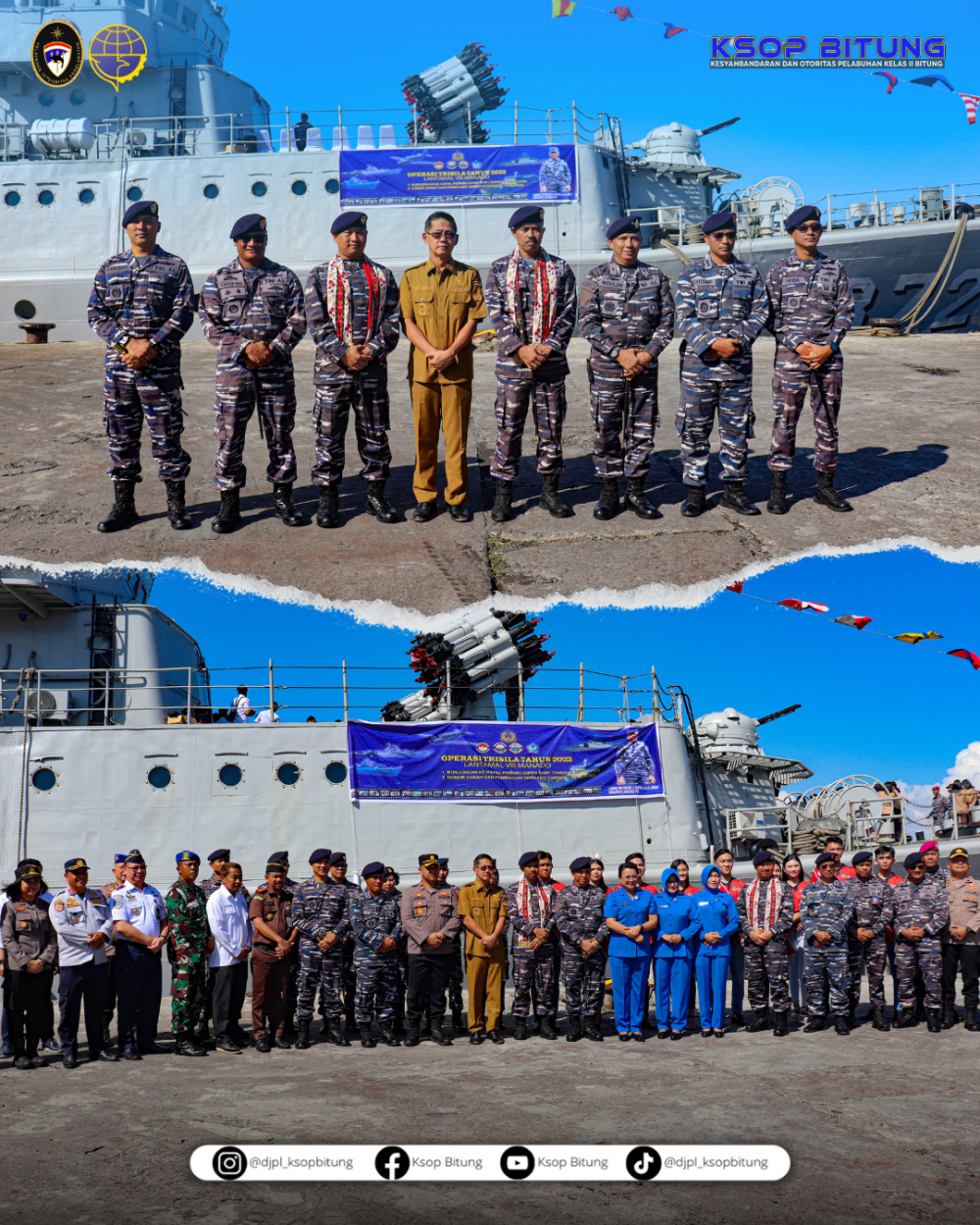 Penyambutan Kapal Perang Operasi Trisila - 23