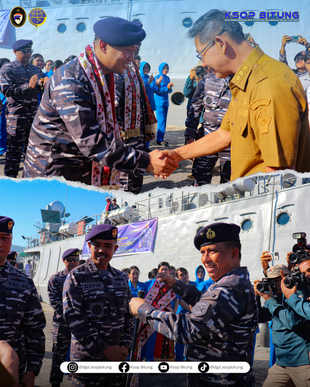 Penyambutan Kapal Perang Operasi Trisila - 23