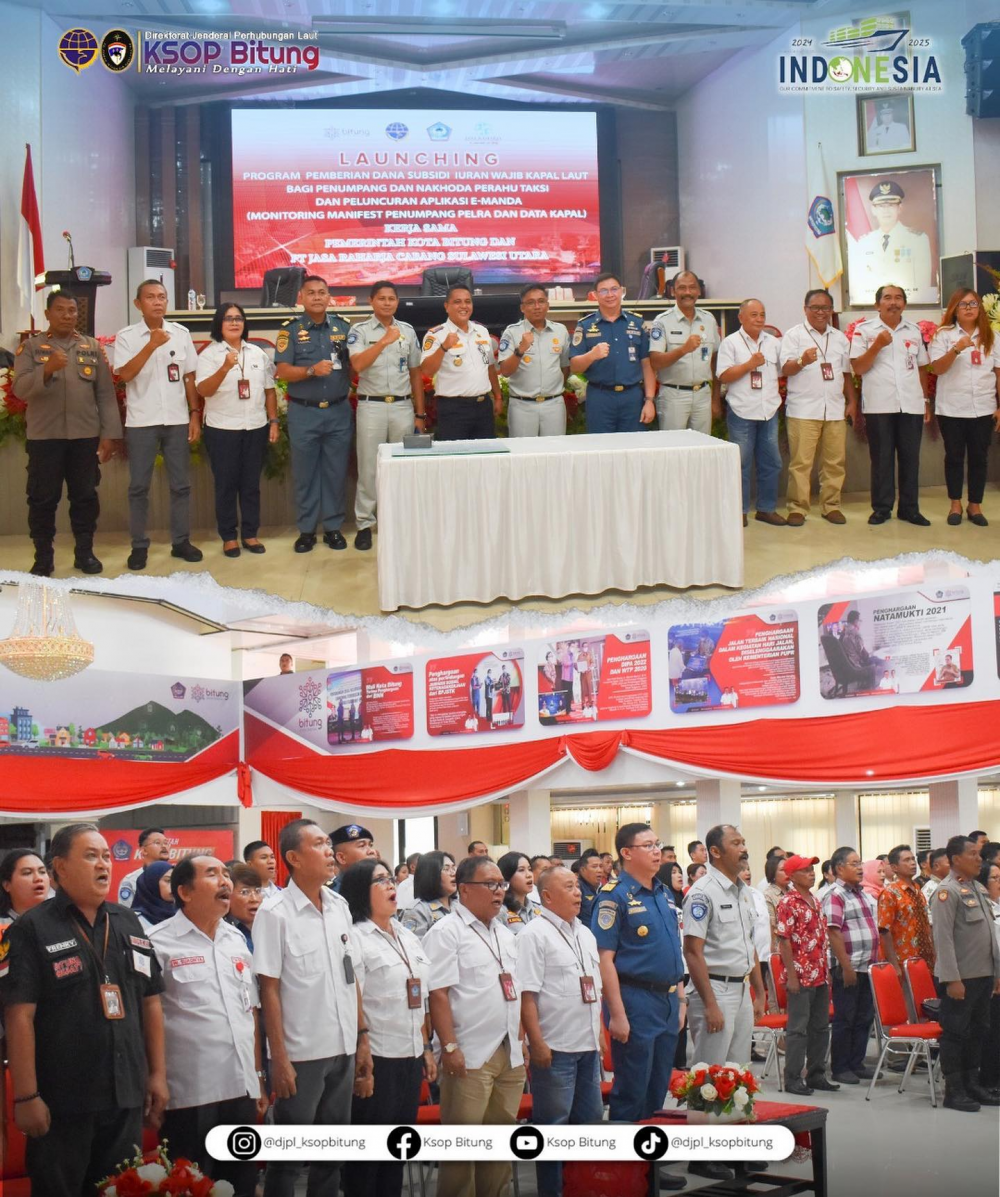 PEMKOT BITUNG LUNCURKAN APLIKASI E-MANDA