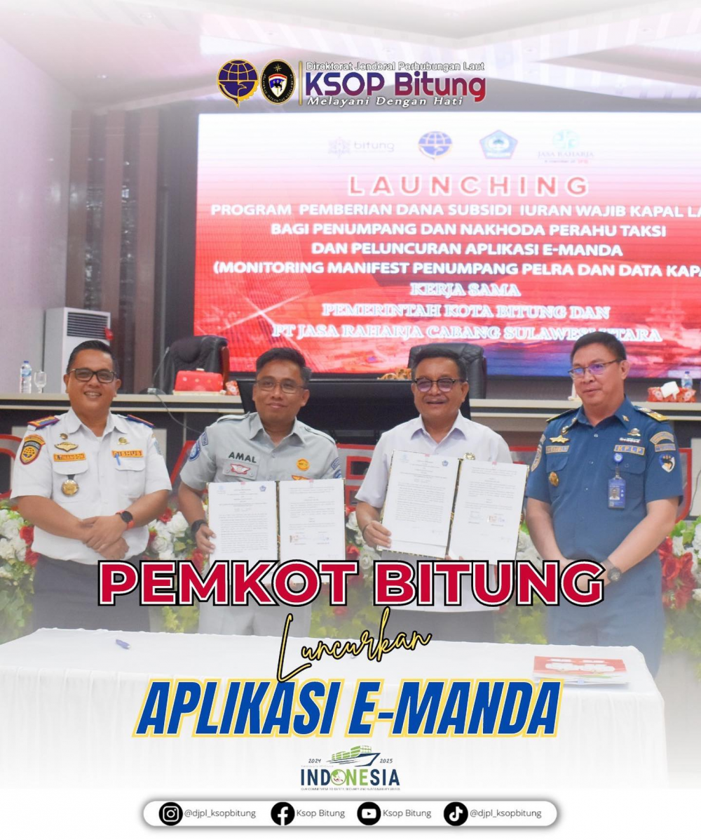 PEMKOT BITUNG LUNCURKAN APLIKASI E-MANDA