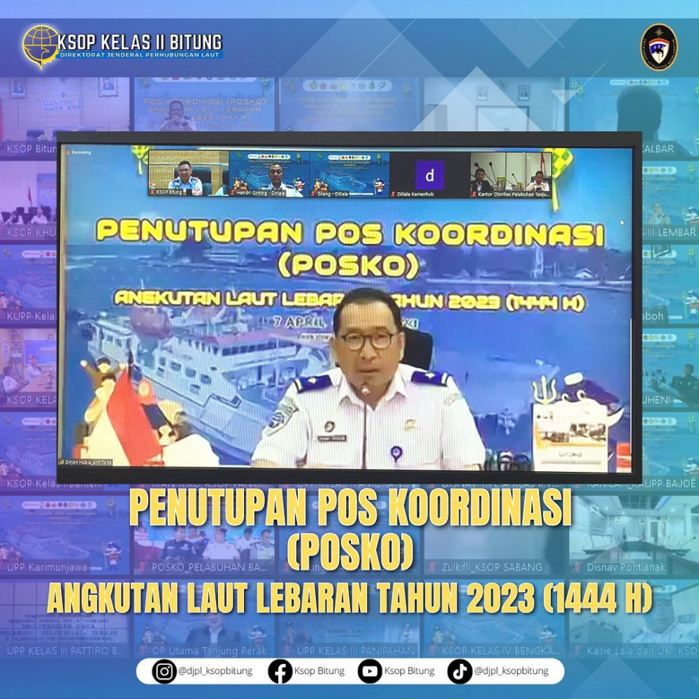 PENUTUPAN POS KOORDINASI (POSKO) ANGLEB 2023 (1444 H)