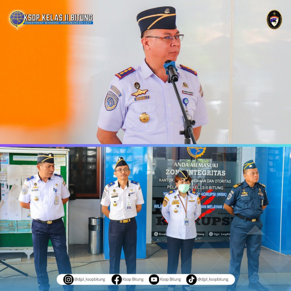 PENYEMATAN TANDA PANGKAT DAN PENYERAHAN SK KENAIKAN PANGKAT