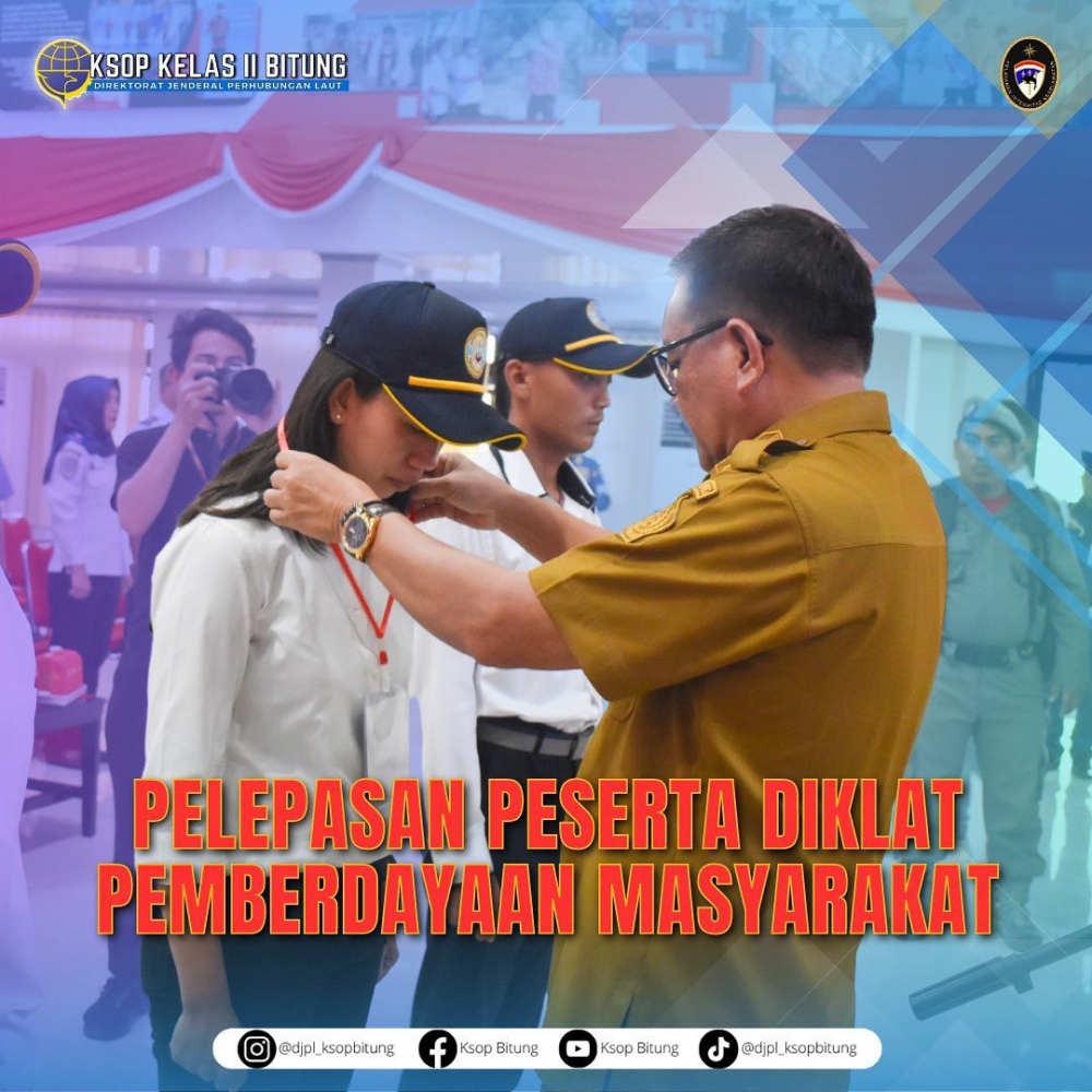 PELEPASAN PESERTA DIKLAT PEMBERDAYAAN MASYARAKAT