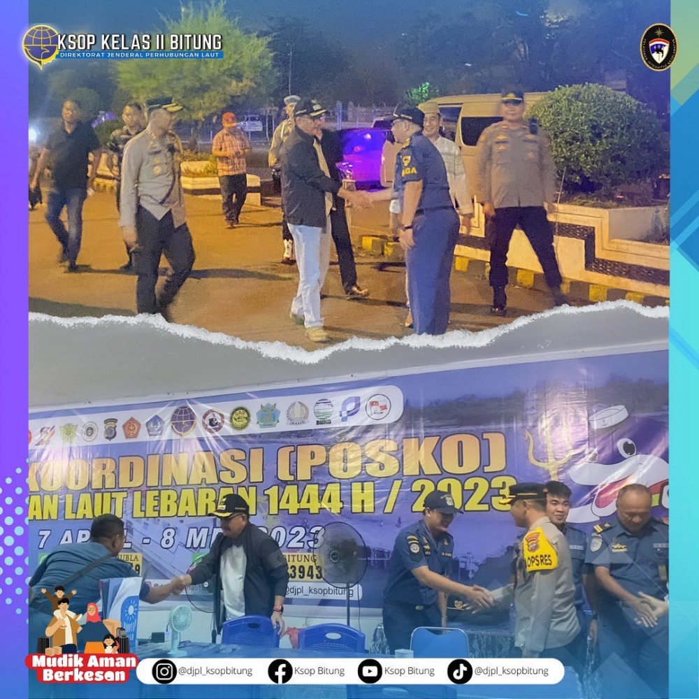WALIKOTA BITUNG BERSAMA FORKOPIMDA KUNJUNGI POSKO ANGLEB 1444 H
