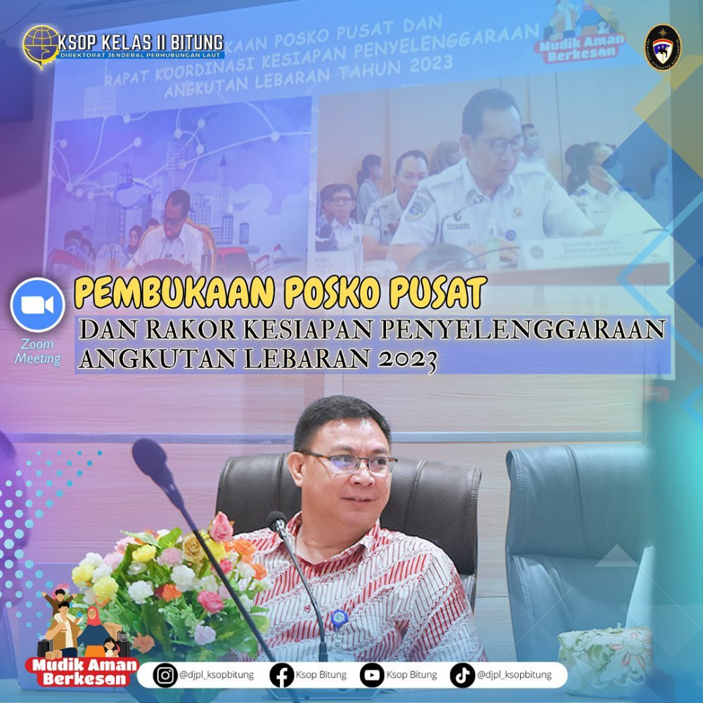 PEMBUKAAN POSKO PUSAT DAN RAKOR KESIAPAN PENYELENGGARAAN ANGLEB TAHUN 2023