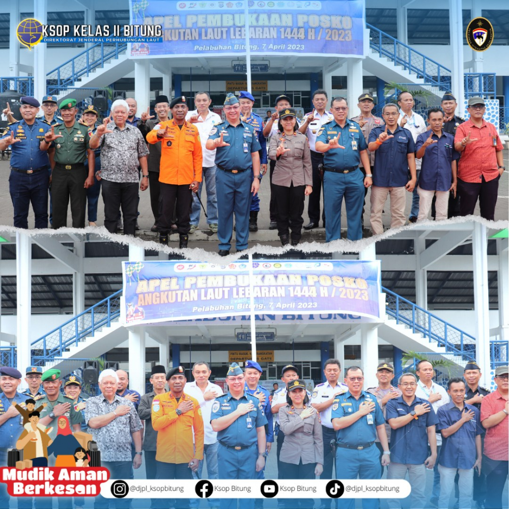 APEL KESIAGAAN PEMBUKAAN POSKO PENYELENGGARAAN ANGLEB 1444 HIJRIAH