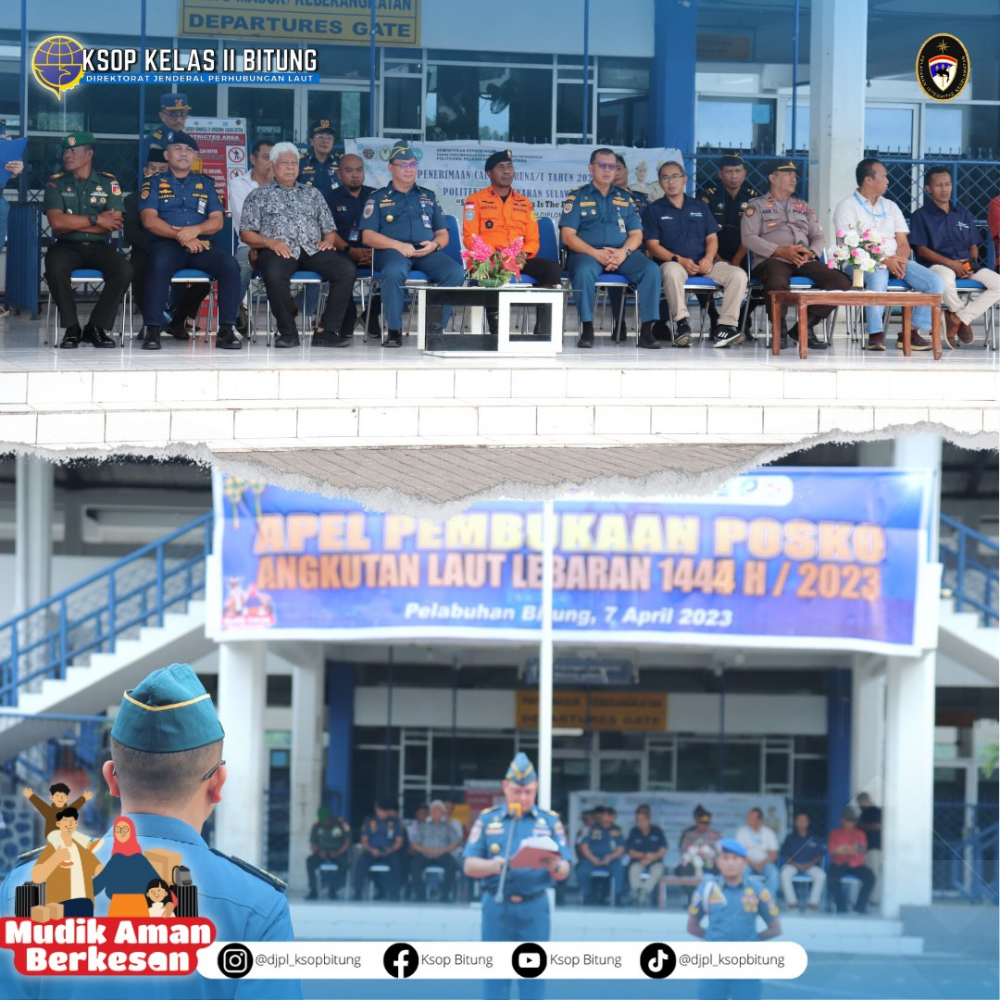 APEL KESIAGAAN PEMBUKAAN POSKO PENYELENGGARAAN ANGLEB 1444 HIJRIAH
