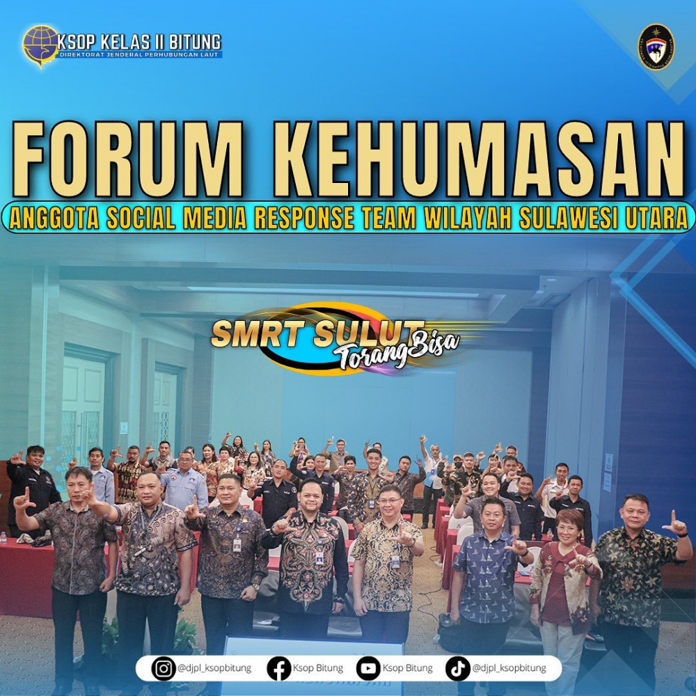 FORUM KEHUMASAN UPT DITJEN HUBLA SE-SULUT