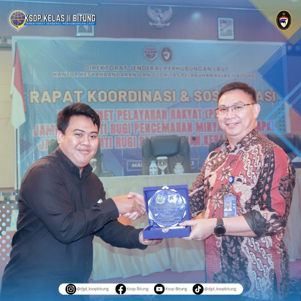 RAKOR DAN SOSIALISASI INAPORTNET DAN JAMINAN GANTI RUGI