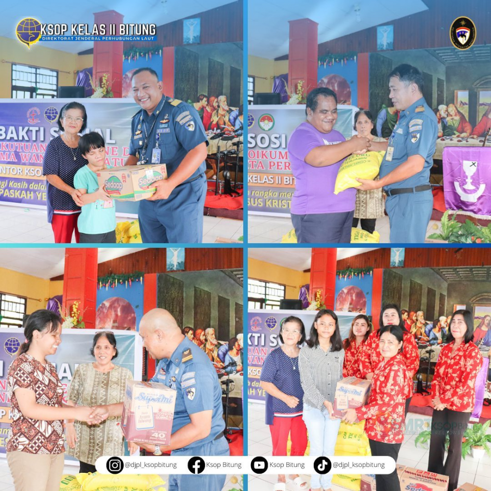KSOP BITUNG BERBAGI DENGAN ANAK YATIM DAN DISABILITAS