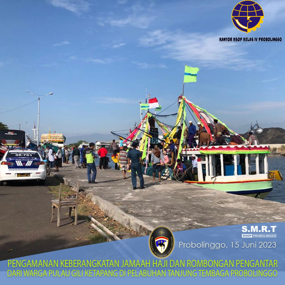 KSOP PROBOLINGGO TURUT MENGAMANKAN KEBERANGKATAN JAMAAH HAJI WARGA PULAU GILI KETAPANG