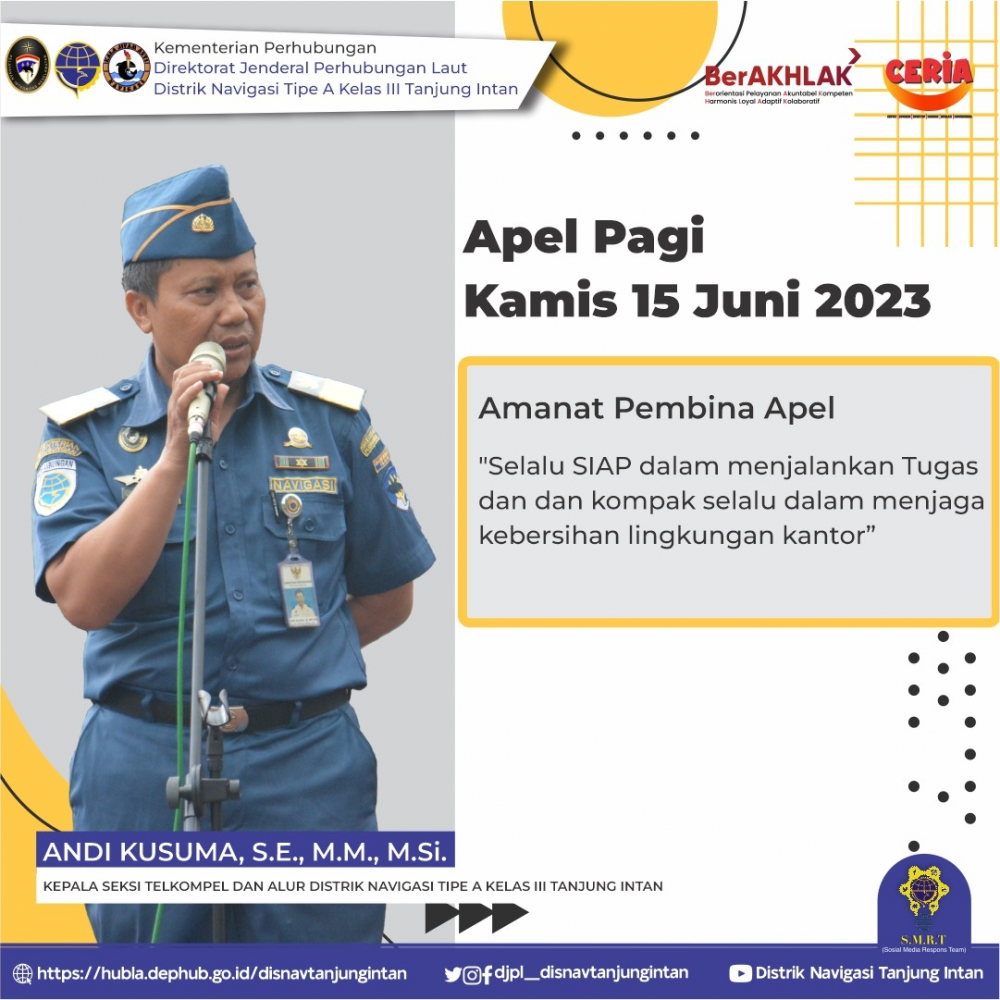 Apel Pagi Distrik Tanjung Intan