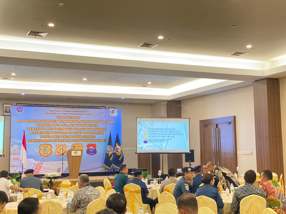 TINGKATKAN KOORDINASI TEKNIS PENGAWASAN KESELAMATAN DAN KEAMANAN PELAYARAN KEMENHUB SOSIALISASIKAN ATURAN PELAKSANAAN TUGAS DAN FUNGSI KPLP DI BATAM