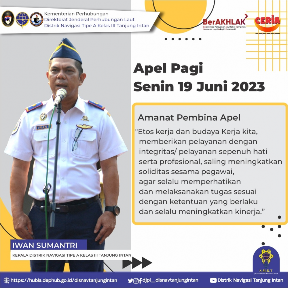 Apel Pagi Distrik Tanjung Intan