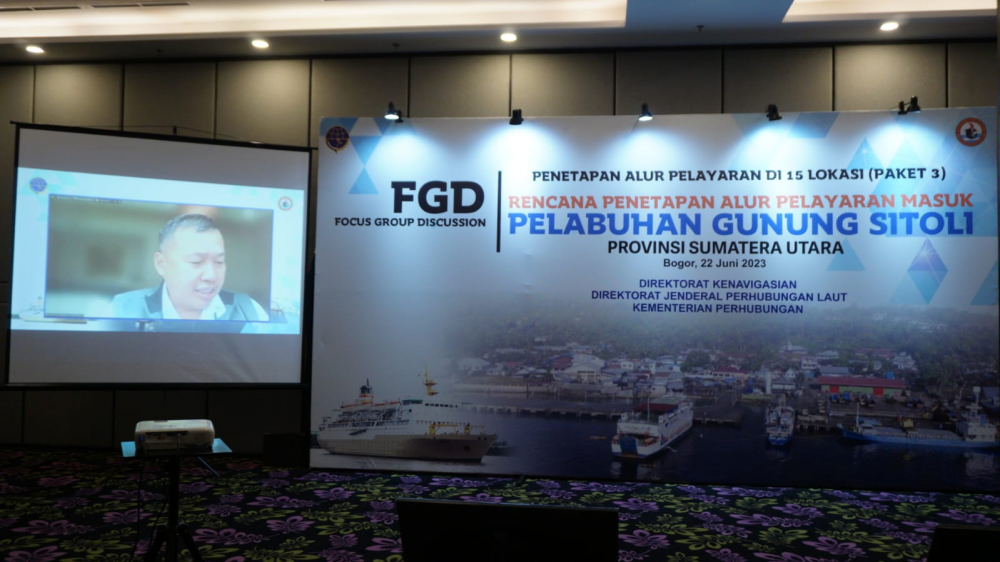 DUKUNG PERKEMBANGAN PEREKONOMIAN DAN PARIWISATA, KEMENHUB SUSUN PENETAPAN ALUR PELAYARAN MASUK PELABUHAN GUNUNG SITOLI