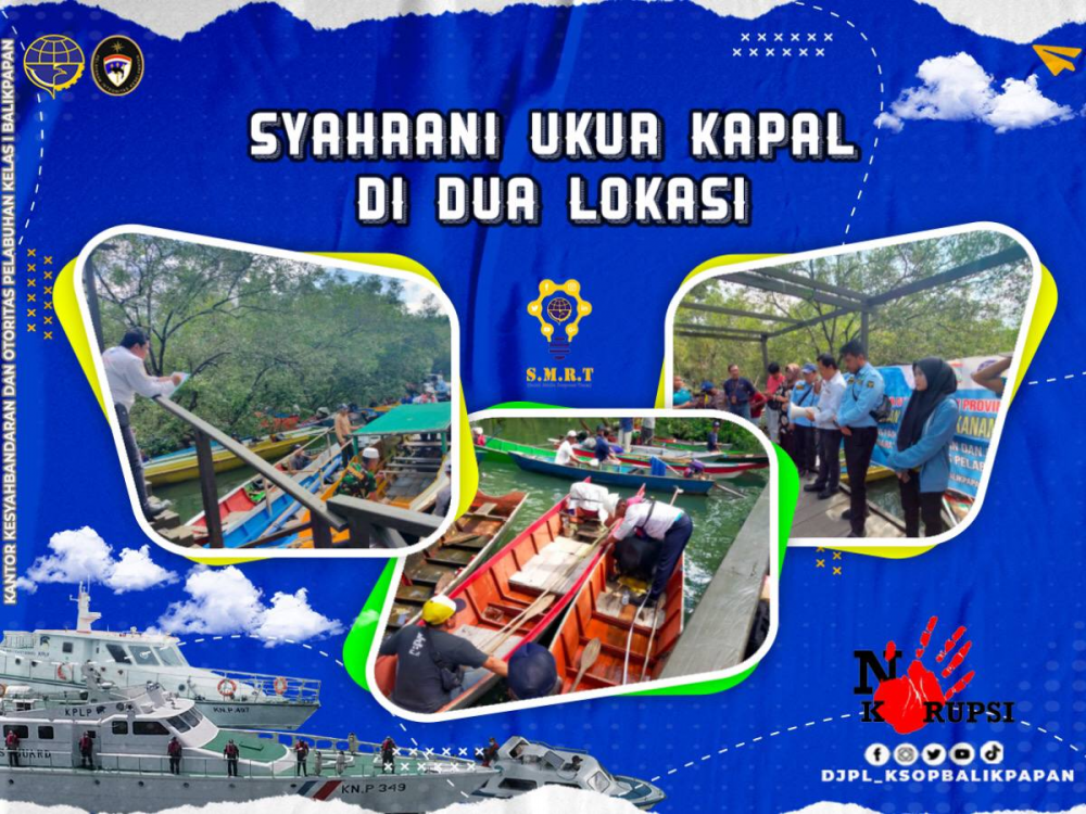 Syahrani Ukur Kapal di Dua Lokasi