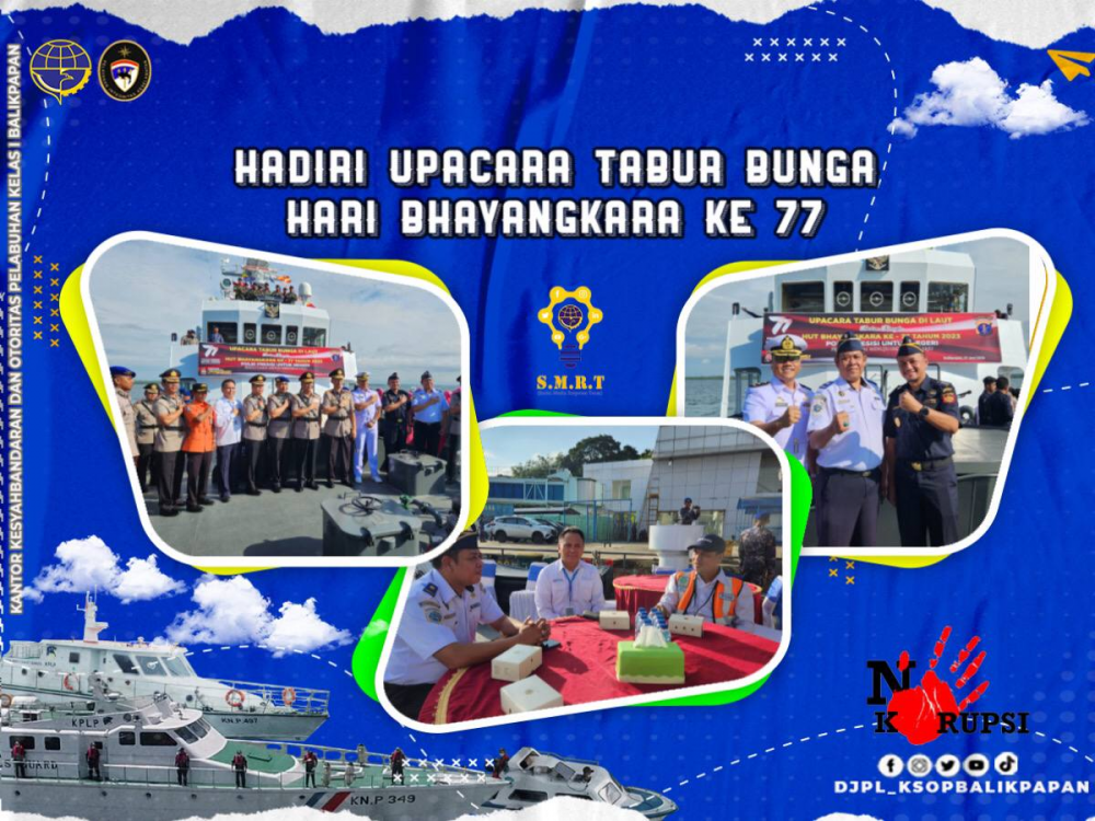 Hadiri Upacara Tabur Bunga Hari Bhayangkara ke 77