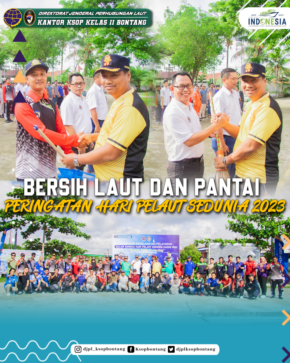 Bersih Laut dan Pantai Dalam rangka memperingati Hari Pelaut Sedunia