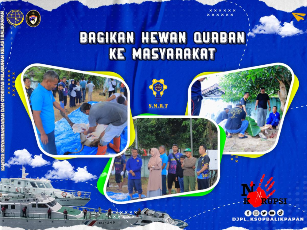 Bagikan Hewan Qurban Ke Masyarakat