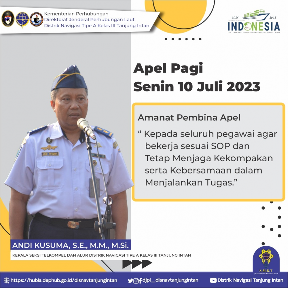 Apel Pagi Distrik Tanjung Intan